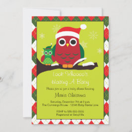 Schauen Sie, wer eine Babydusche hat Einladung