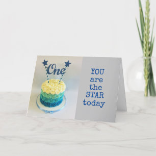 "SCHAUEN SIE, WER SIEHT 1" BIRTHTAG WÜNSCHE KARTE