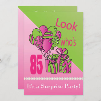 Schauen Sie, wer wird 85 | 85. Geburtstag Einladung