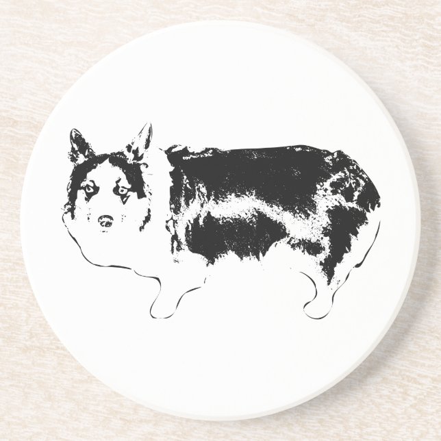 Schauen Sie, wer zusieht Getränkeuntersetzer (Vorne)