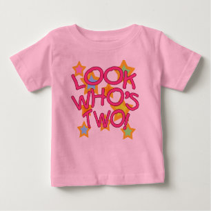 Schauen Sie, wer zwei ist! Baby T-shirt