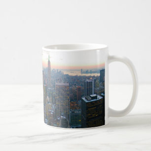 Schauen Süd von der Spitze des Felsens New York Tasse