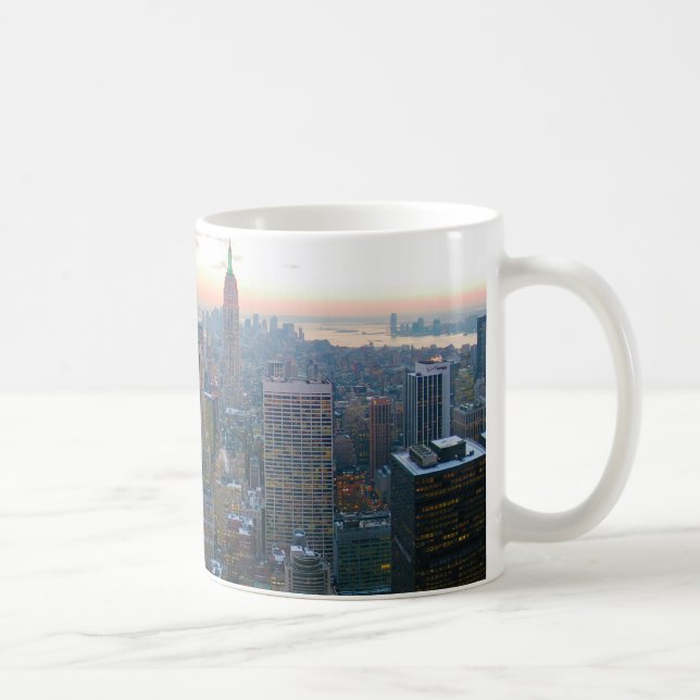 Schauen Süd von der Spitze des Felsens New York Tasse (Rechts)