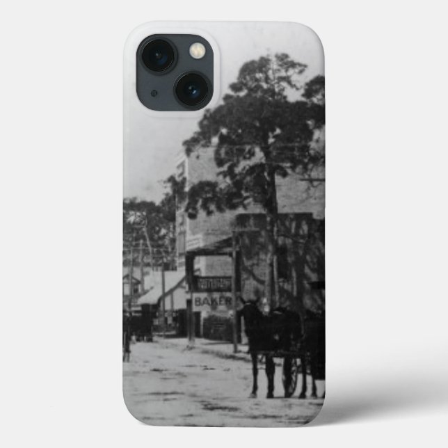 Schauen West auf Flagler Straße Case-Mate iPhone Hülle (Rückseite)