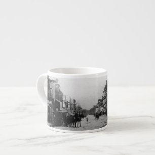 Schauen West auf Flagler Straße Espressotasse