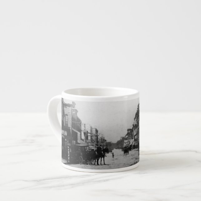 Schauen West auf Flagler Straße Espressotasse (Vorderseite Links)