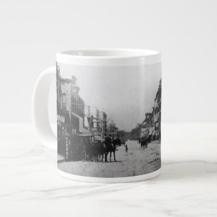Schauen West auf Flagler Straße Jumbo-Tasse