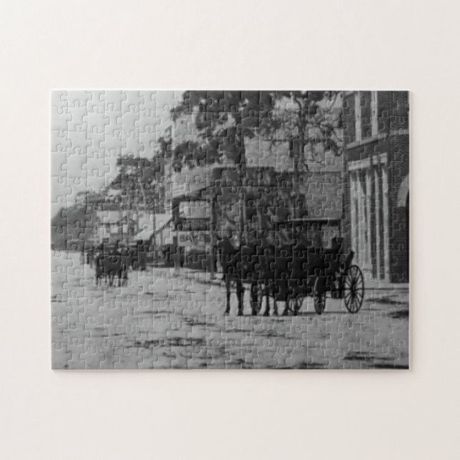 Schauen West auf Flagler Straße Puzzle (Horizontal)