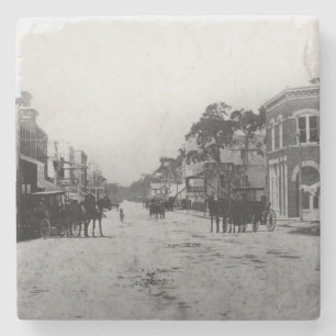 Schauen West auf Flagler Straße Steinuntersetzer