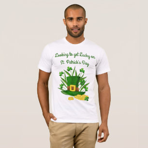 Schauen, zum glücklichen St Patrick Tagesdes T - T-Shirt
