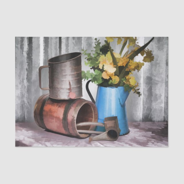 Schauen zur Vergangenheit Seidenpapier (Vorderseite)