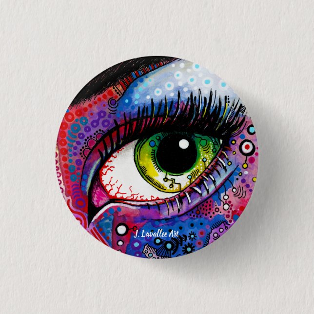 "Schauend " Button (Vorderseite)