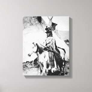 "Schauendes Hauptglas", c.1875 (b/w Foto) Leinwanddruck