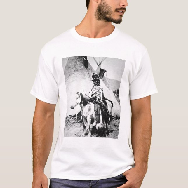 "Schauendes Hauptglas", c.1875 (b/w Foto) T-Shirt (Vorderseite)