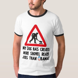 Schaufel-ablaufbereite Jobs - AntiObama T-Shirt