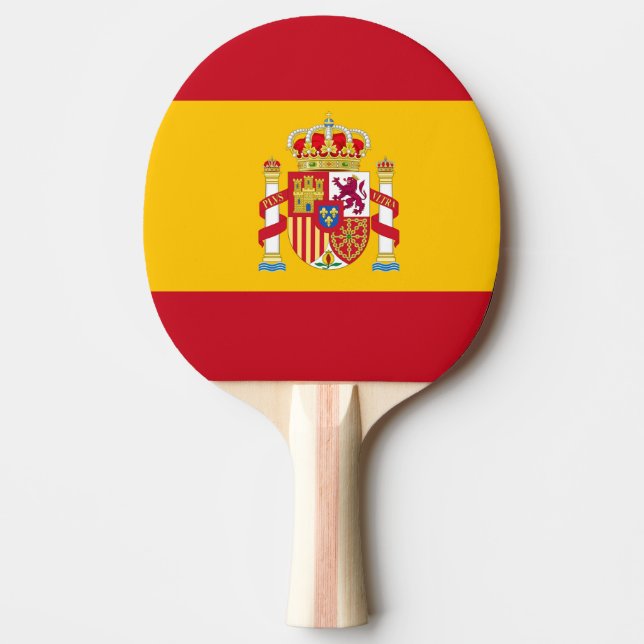 schaufel Tischtennis spanische Flagge Tischtennis Schläger (Vorderseite)