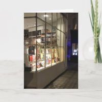 Schaufenster des Buchladens Nachtfotografie London