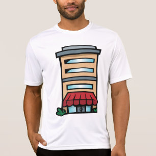 Schaufenster und Bürogebäude T-Shirt