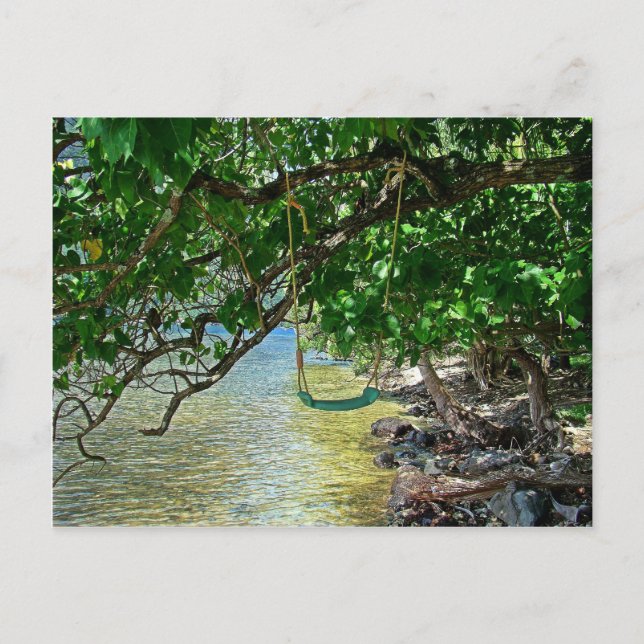 Schaukel Postkarte (Vorderseite)