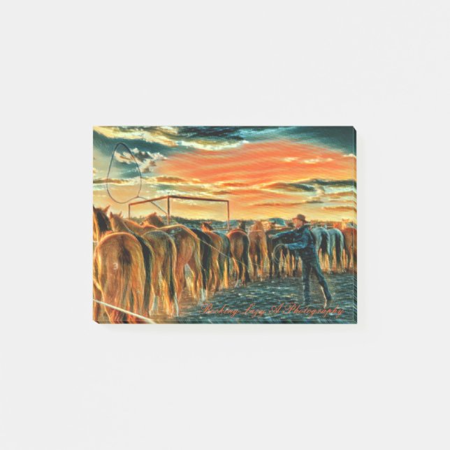 Schaukeln faul eine Fotografie "Cody und das Cavvy Post-it Klebezettel (Vorderseite)