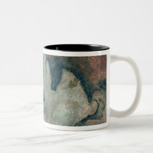 Schaukeln Sie die Malerei, die ein Pferd und eine Zweifarbige Tasse