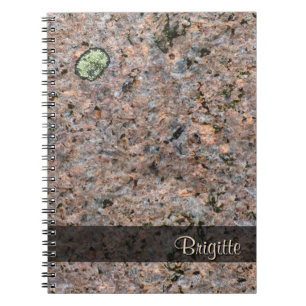 Schaukeln Sie Foto-Geologie-Beschaffenheit mit Notizblock