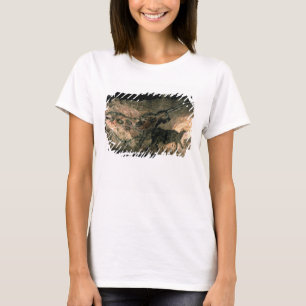 Schaukeln Sie Malerei eines gehörnten Tieres, T-Shirt