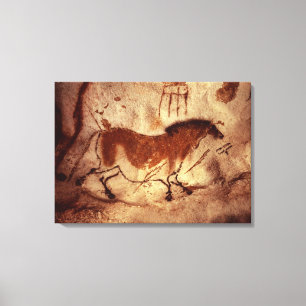 Schaukeln Sie Malerei eines Pferds, c.17000 BC Leinwanddruck