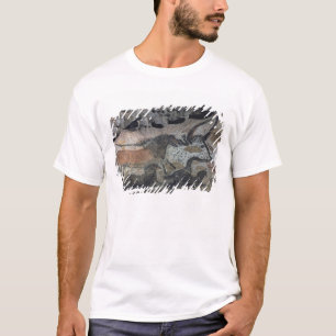 Schaukeln Sie Malerei eines Stiers und der Pferde, T-Shirt