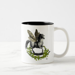 Schaukelpferd-Fliege 2 Zweifarbige Tasse