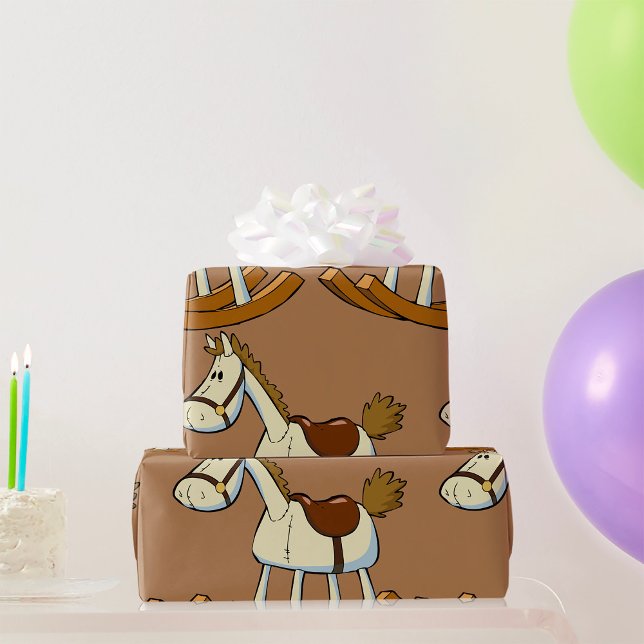 Schaukelpferd Geschenkpapier (Von Creator hochgeladen)