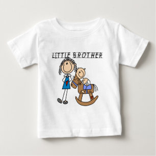 Schaukelpferd-kleiner Bruder-T-Shirts Baby T-shirt