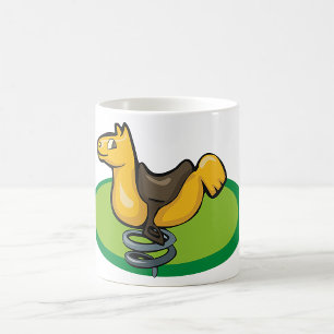 Schaukelpferd Spielplatz Kaffeetasse