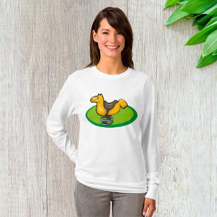 Schaukelpferd Spielplatz T-Shirt
