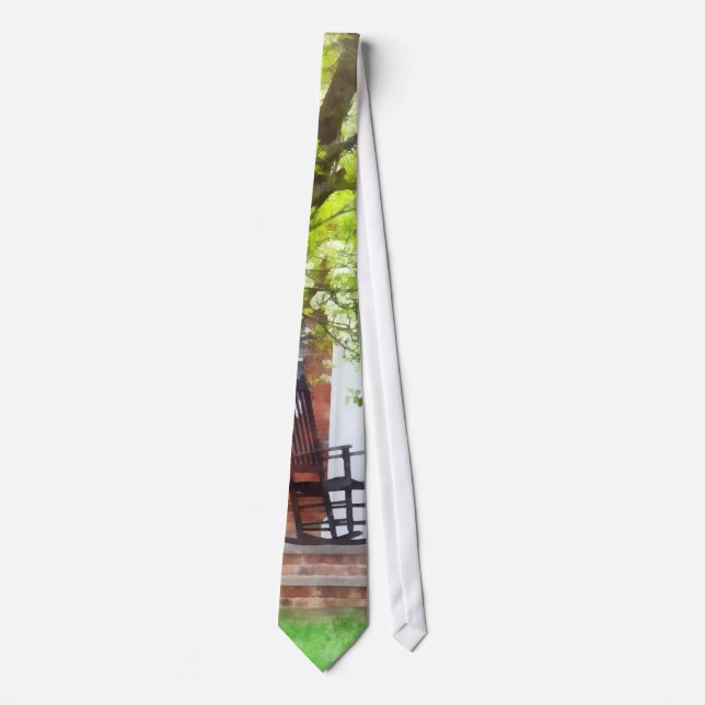 Schaukelstuhl auf der Veranda Krawatte (Vorderseite)