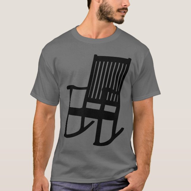 Schaukelstuhl Mädchen T-Shirt (Vorderseite)