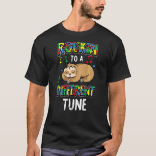 Schaukelt auf eine andere Melodie Autismus-Bewusst T-Shirt