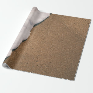 Schaum auf Sand Geschenkpapier