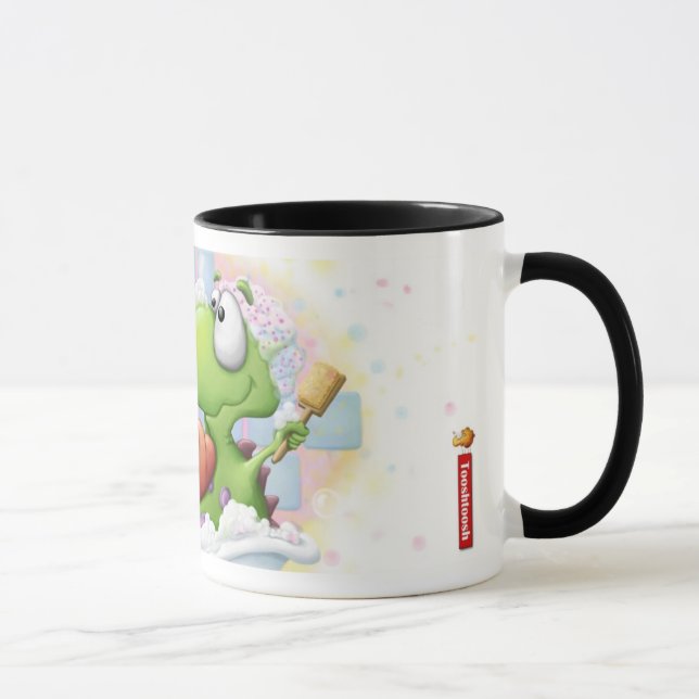 Schaumbad-Drache Tasse (Rechts)