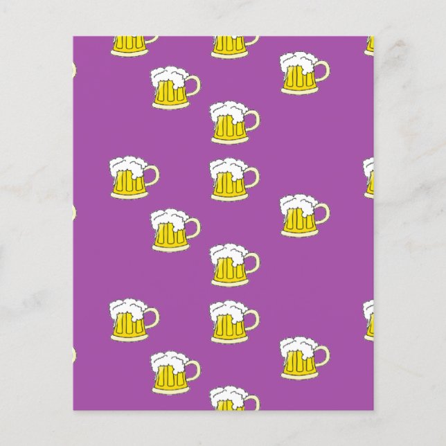 Schaumbecher auf lila (Vorderseite)