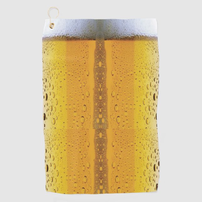 Schaumbier Golfhandtuch (Vorderseite)