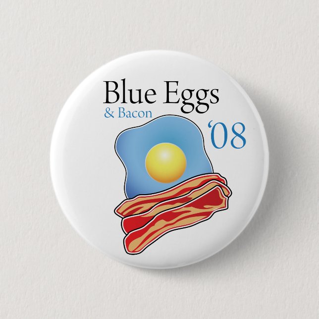 Schaumgummiringe und Speck für Obama Button (Vorderseite)