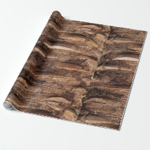 SCHAUMSPIELE: Palm Tree Bark Wrapping Paper