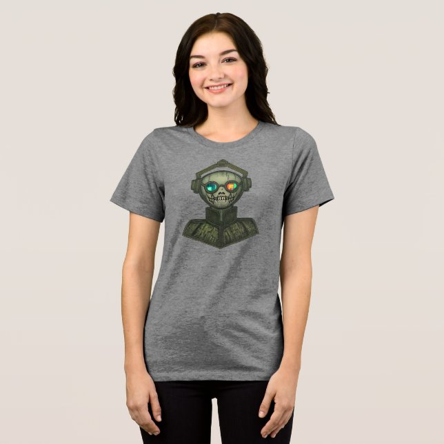 Schauschädel  Tri-Blend shirt (Vorderseite voll)