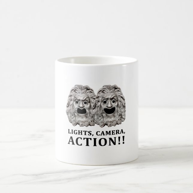Schauspiel-Concept-Logo Kaffeetasse (Mittel)