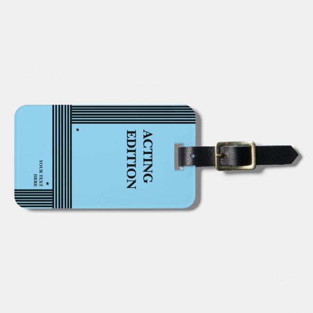 Schauspiel Edition - Skriptformatierung abspielen Gepäckanhänger (Vorderseite horizontal)