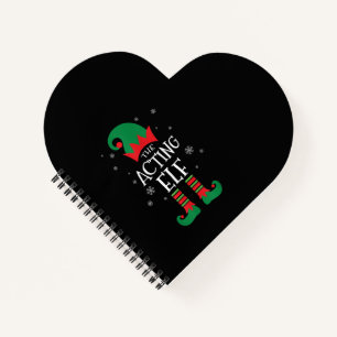 Schauspiel Elf Schauspielerin Weihnachten Notizbuch
