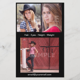 Schauspiel Headshots Comp Cards Flyer