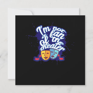 Schauspiel Schauspielershow Dankeskarte