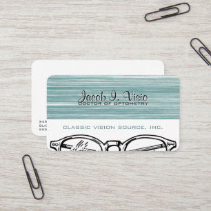Schauspieleeyewear-Optometrie-Vision Scratchy Visitenkarte